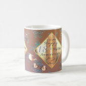 Mug Porcelaine 18e anniversaire Lavande d'oeil du chat (Devant droit)
