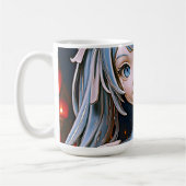Mug Porcelaine Céleste Beauté d'Anime (Gauche)