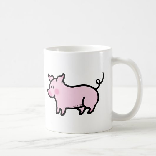 Mug Porcelet mignon (Droite)