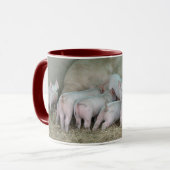 Mug Porcelets affamés (Devant gauche)