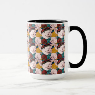 Mug Porcs avec le motif de casquettes