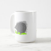 Mug Porcupine de dessin (Devant gauche)