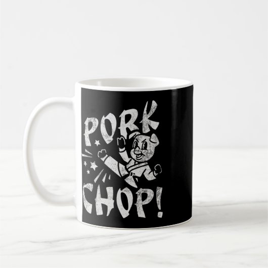Mug Pork Chop Sarcatic Karate Pig (Gauche)