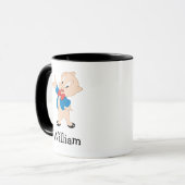 Mug Porky Pig | Pose Classique (Devant gauche)
