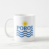 Mug POROS Grèce, Sun Waves (Gauche)