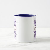 MUG PORPHYROPHILE PURPLE FLOWER NATURE (Centre)