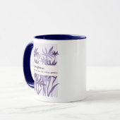 MUG PORPHYROPHILE PURPLE FLOWER NATURE (Devant gauche)
