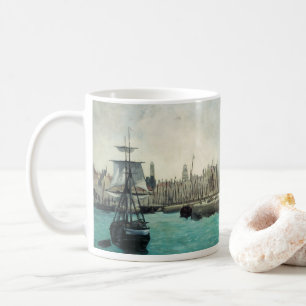 Mug Port à Calais par Manet, Art de l'Impressionnisme 