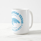 Mug Port Aransas (tortue marine) (Devant droit)