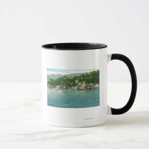 Mug Port avec yachts et bateaux à voile