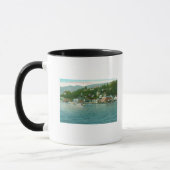 Mug Port avec yachts et bateaux à voile (Gauche)