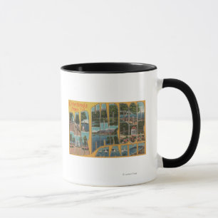 Mug Port de barre, Maine - grandes scènes de lettre