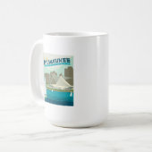 Mug Port de Milwaukee Wisconsin | Ville de Brew (Devant gauche)