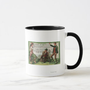 Mug Port du Sheetmusic vert