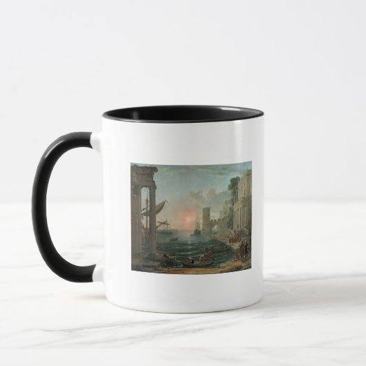 Mug Port maritime avec l'embarquement (Gauche)
