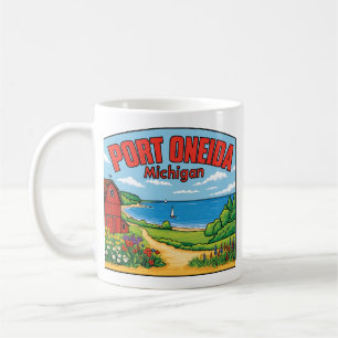 Mug Port Oneida Michigan Vintage