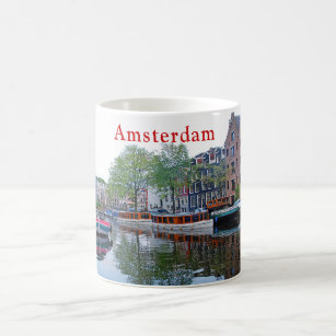 Mug Port sur le canal à Amsterdam
