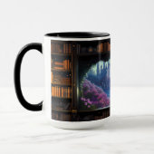 Mug Portail de bibliothèque pour un château de contes  (Gauche)