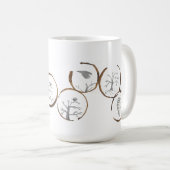 Mug Portail du passage à niveau du café (Devant droit)