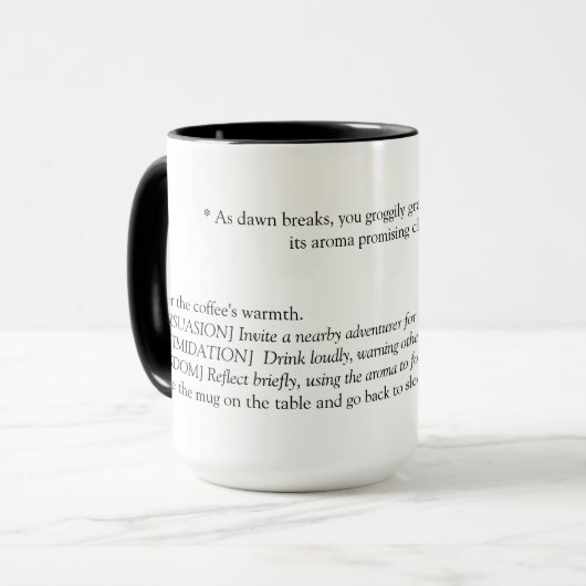 Mug Porte 3 de Baldur inspirée (Devant gauche)