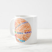 Mug Porte - clé personnalisé - cadeau du joueur de bas (Devant gauche)
