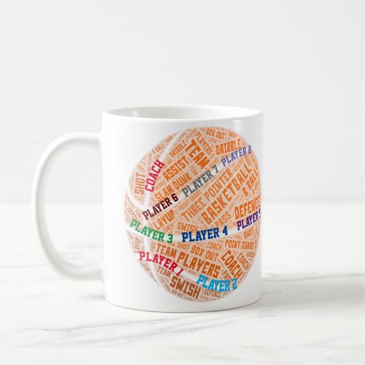 Mug Porte - clé personnalisé - cadeau du joueur de bas (Gauche)