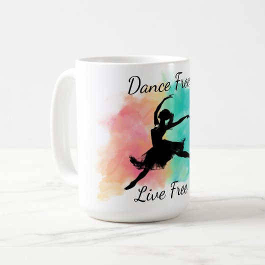 Mug Porte-clés Danse Libre Vie Libre (Devant gauche)
