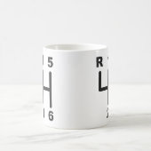 Mug Porte de décalage de 6 vitesses (Centre)