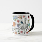 Mug Porte de la mère personnalisée - 2 enfants (Devant droit)