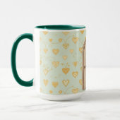 Mug Porte du cœur fantaisiste illusion (Gauche)
