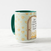 Mug Porte du cœur fantaisiste illusion (Devant gauche)