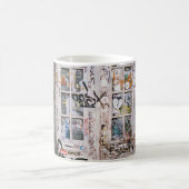 MUG PORTE EN BOIS AVEC ÉCRITURE À LA MAIN (Centre)