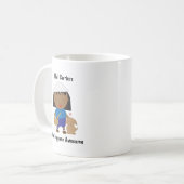 Mug Porte-mails Black Female Personnaliser (Devant gauche)