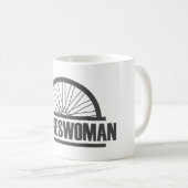 Mug Porte-parole Cyclisme et vélo Tire Spoks (Devant droit)