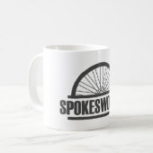 Mug Porte-parole Cyclisme et vélo Tire Spoks (Devant gauche)