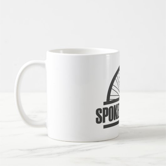 Mug Porte-parole Cyclisme et vélo Tire Spoks (Gauche)