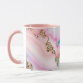 Mug Porte rose clair Marbre Collection populaire (Gauche)