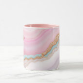 Mug Porte rose clair Marbre Collection tendance (Centre)