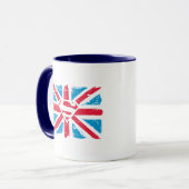 Mug Porté S-Shield sur le drapeau (Devant gauche)