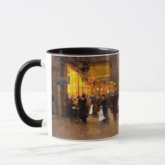 Mug Porte Saint Martin à Noël à Paris (Gauche)