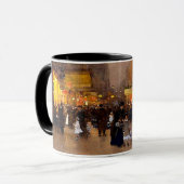 Mug Porte Saint Martin à Noël à Paris (Devant gauche)