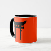 Mug porte torii (rouge) (Devant gauche)