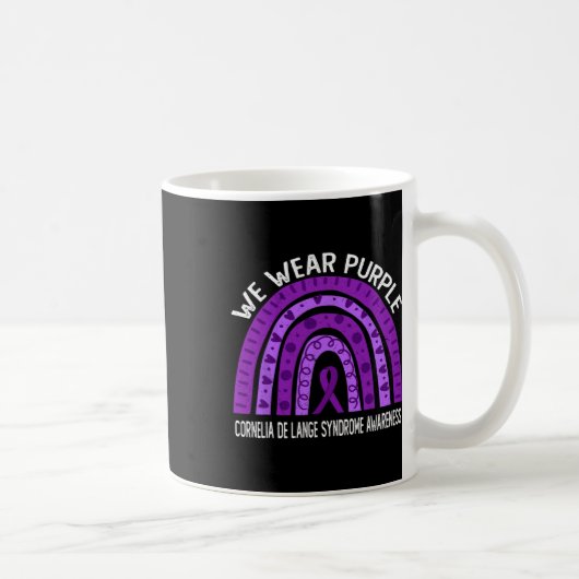 Mug Porter Le Violet Pour L'Accompagné Du Syndrome De  (Droite)