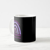 Mug Porter le violet pour mon frère surdose de sensibi (Devant gauche)