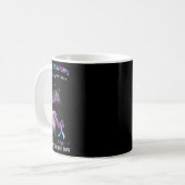 Mug Porter Turquoise Et Violet Pour Les Experts En Pré (Devant gauche)