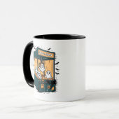Mug Porter Une Machine À Laver Fantôme Halloween (Devant gauche)