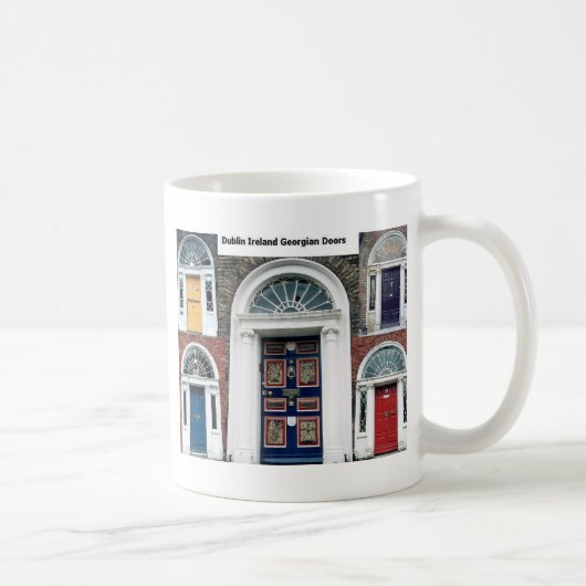 Mug Portes antiques de l'Irlande - Dublin (Droite)