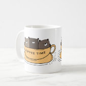 Mug Portes de café personnalisées (Devant gauche)