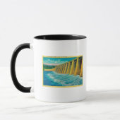 Mug Portes de déversement sur le barrage de Bonneville (Gauche)