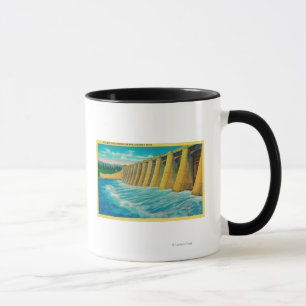 Mug Portes de déversoir sur le barrage de Bonneville